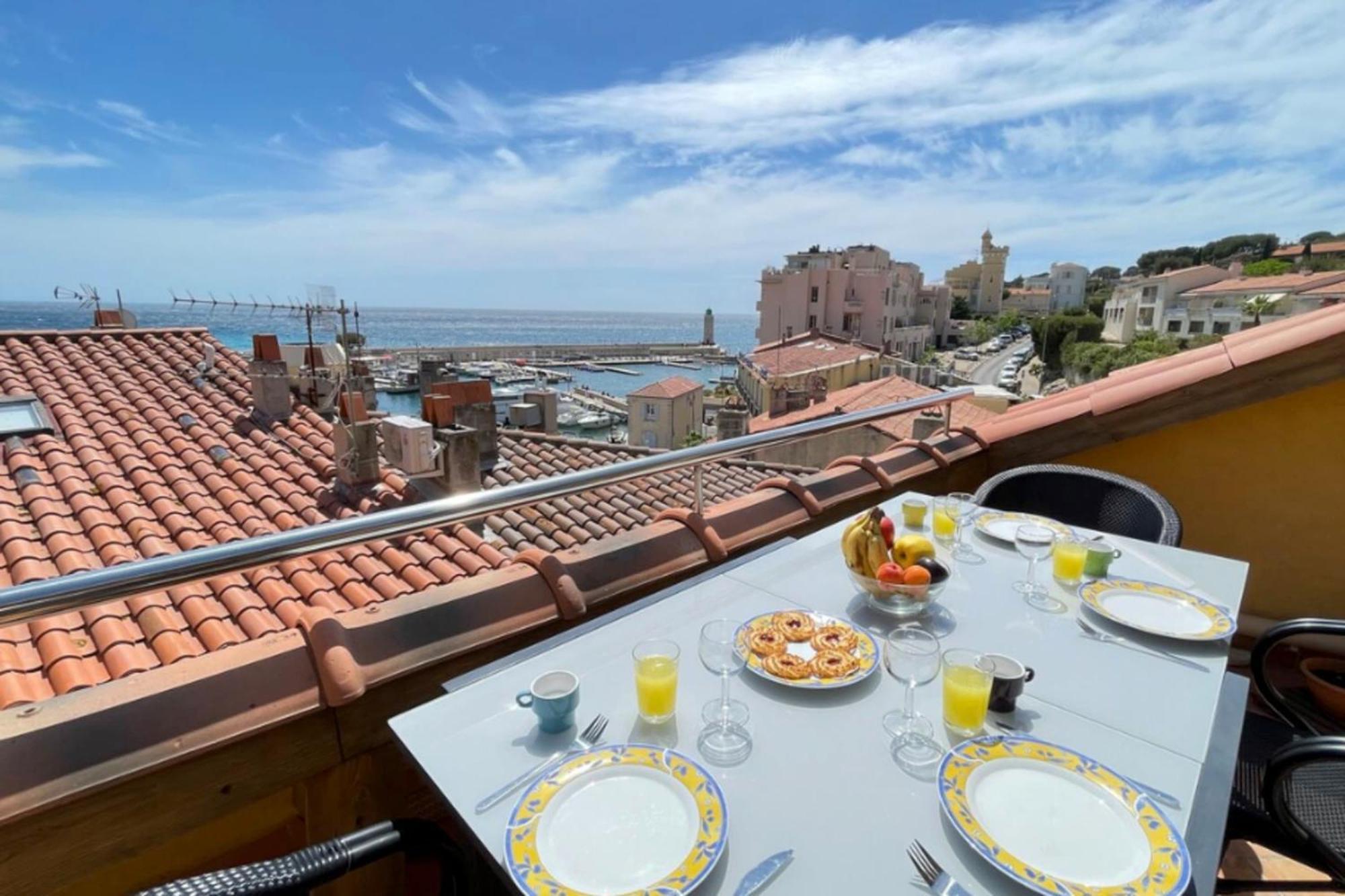 La Perle De Cassis - Terrace With Sea View Apartment Exterior photo