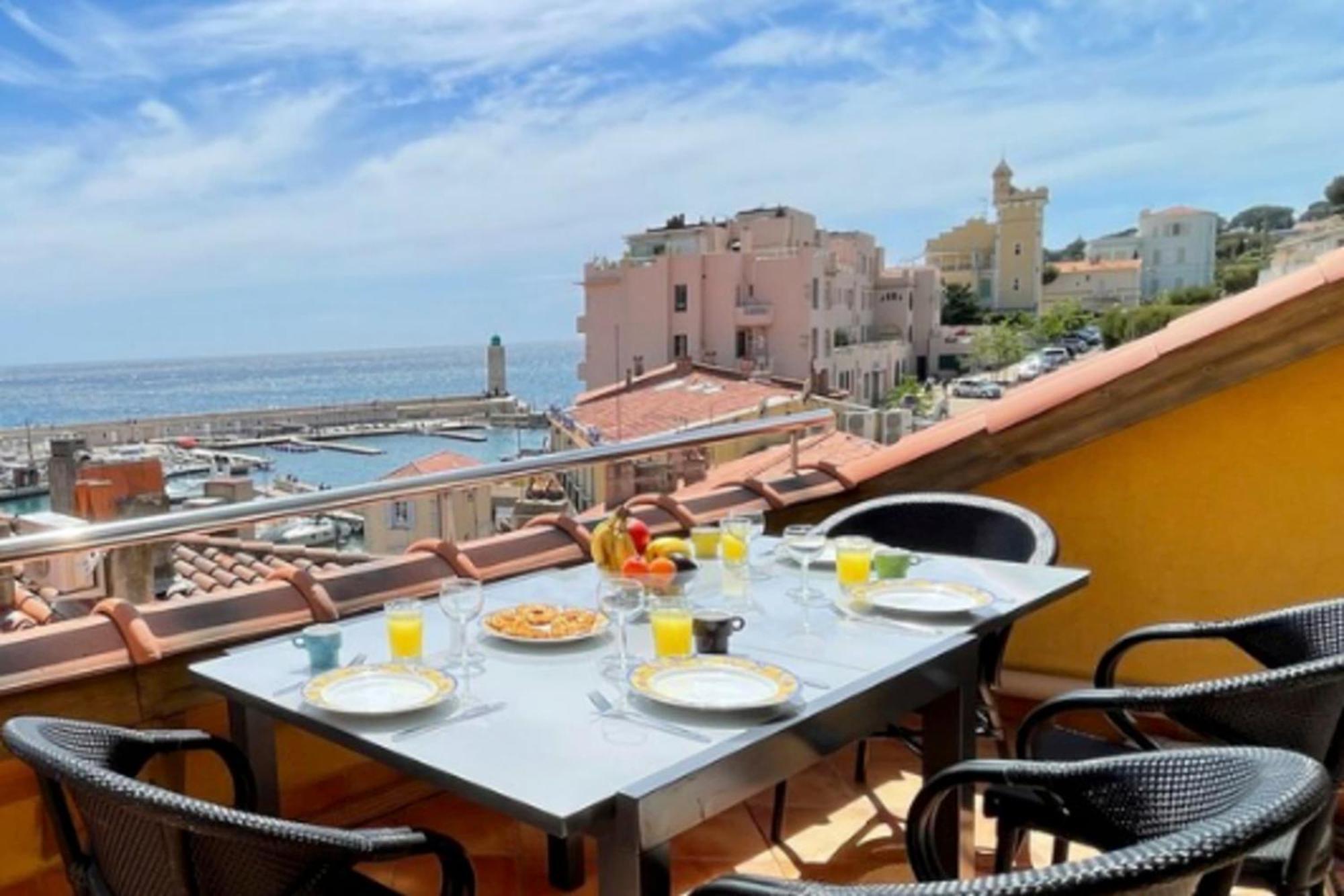 La Perle De Cassis - Terrace With Sea View Apartment Exterior photo