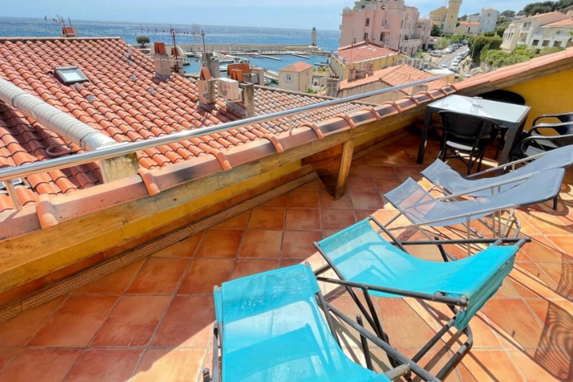 La Perle De Cassis - Terrace With Sea View Apartment Exterior photo